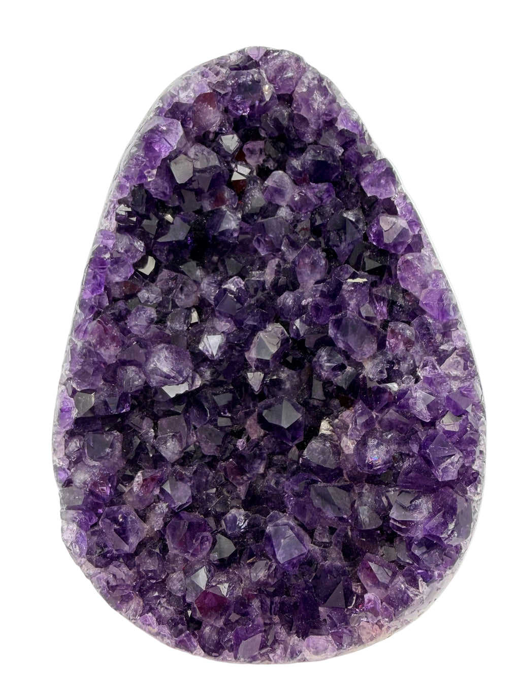 Amethyst Druzy Egg – Deep Purple Crystal Cluster (861g)