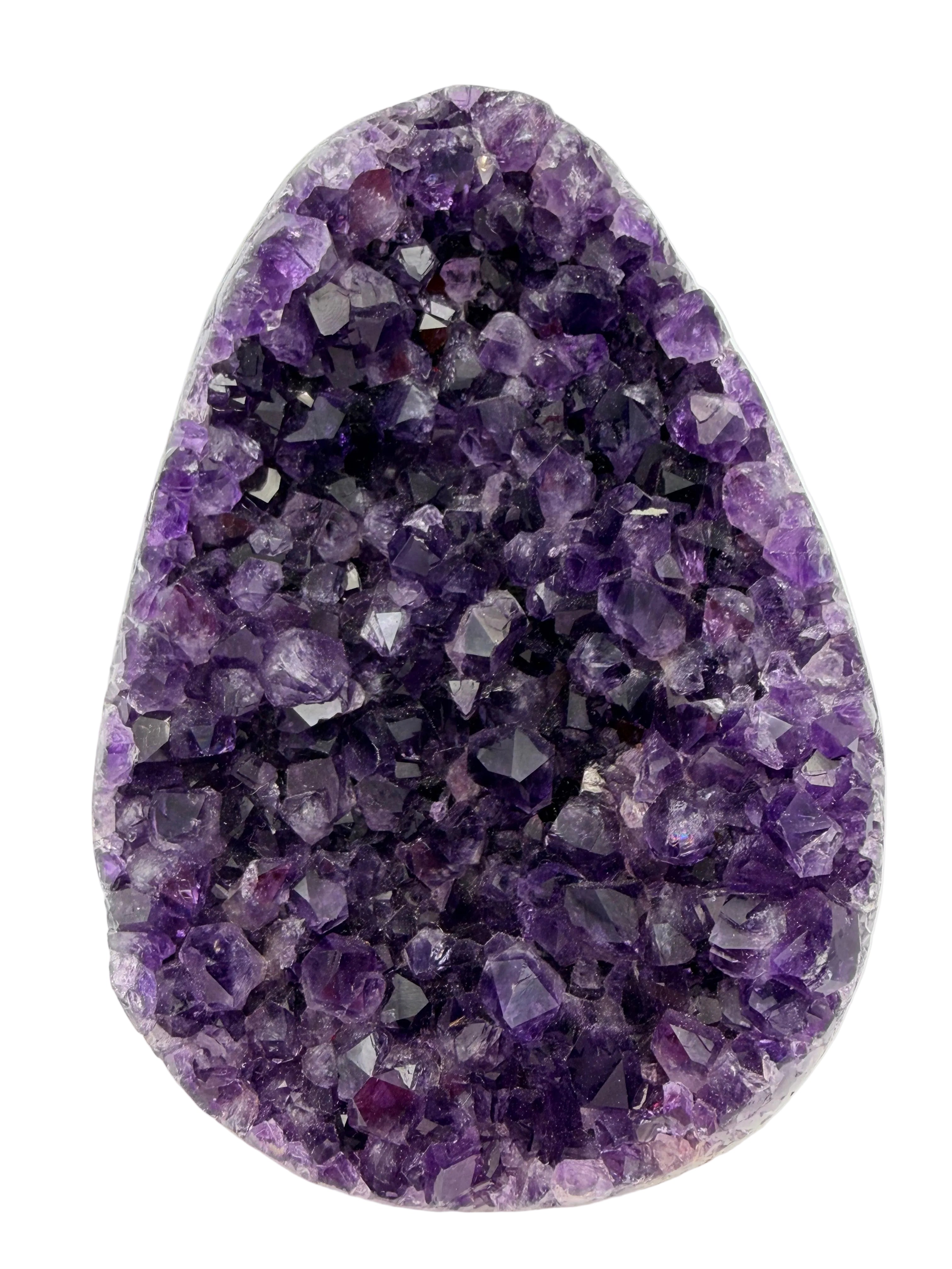 Amethyst Druzy Egg – Deep Purple Crystal Cluster (861g)