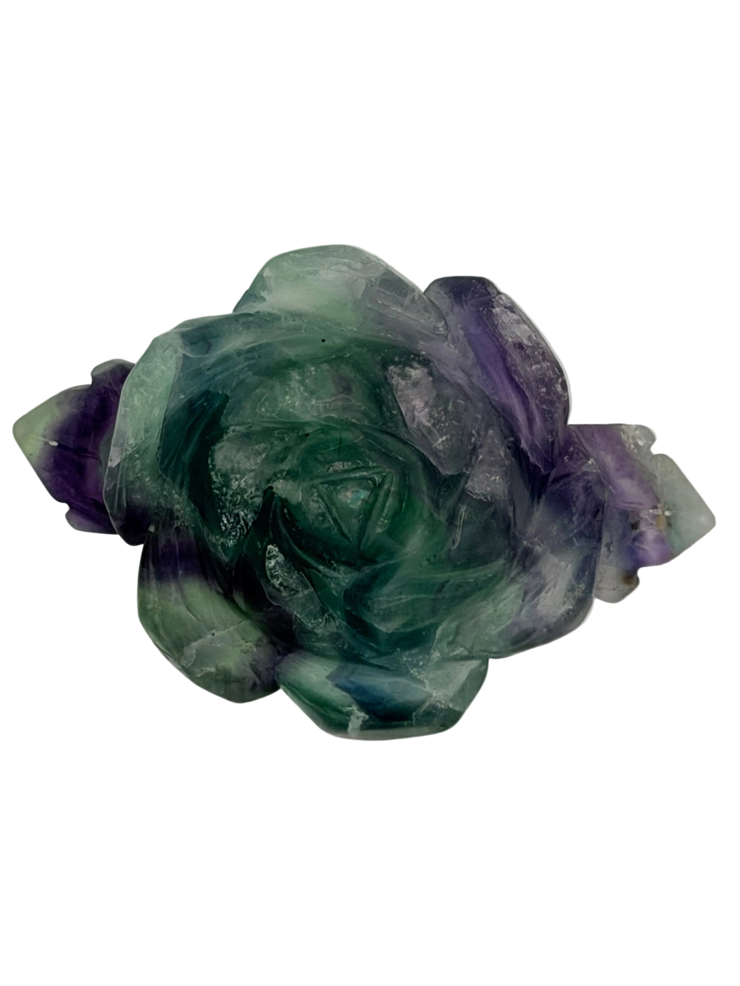 Rainbow Fluorite Rose