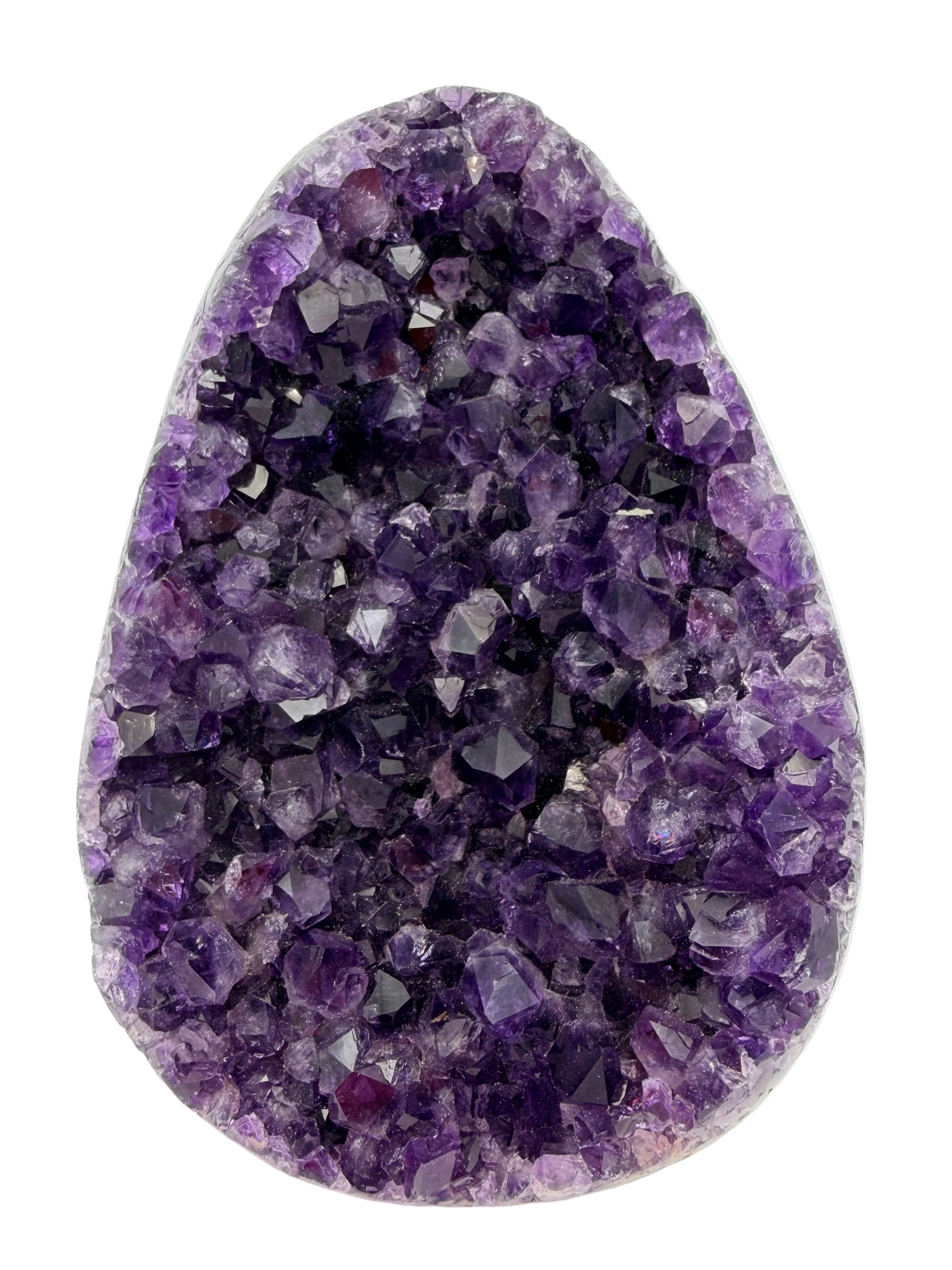Amethyst Druzy Egg – Deep Purple Crystal Cluster (861g)