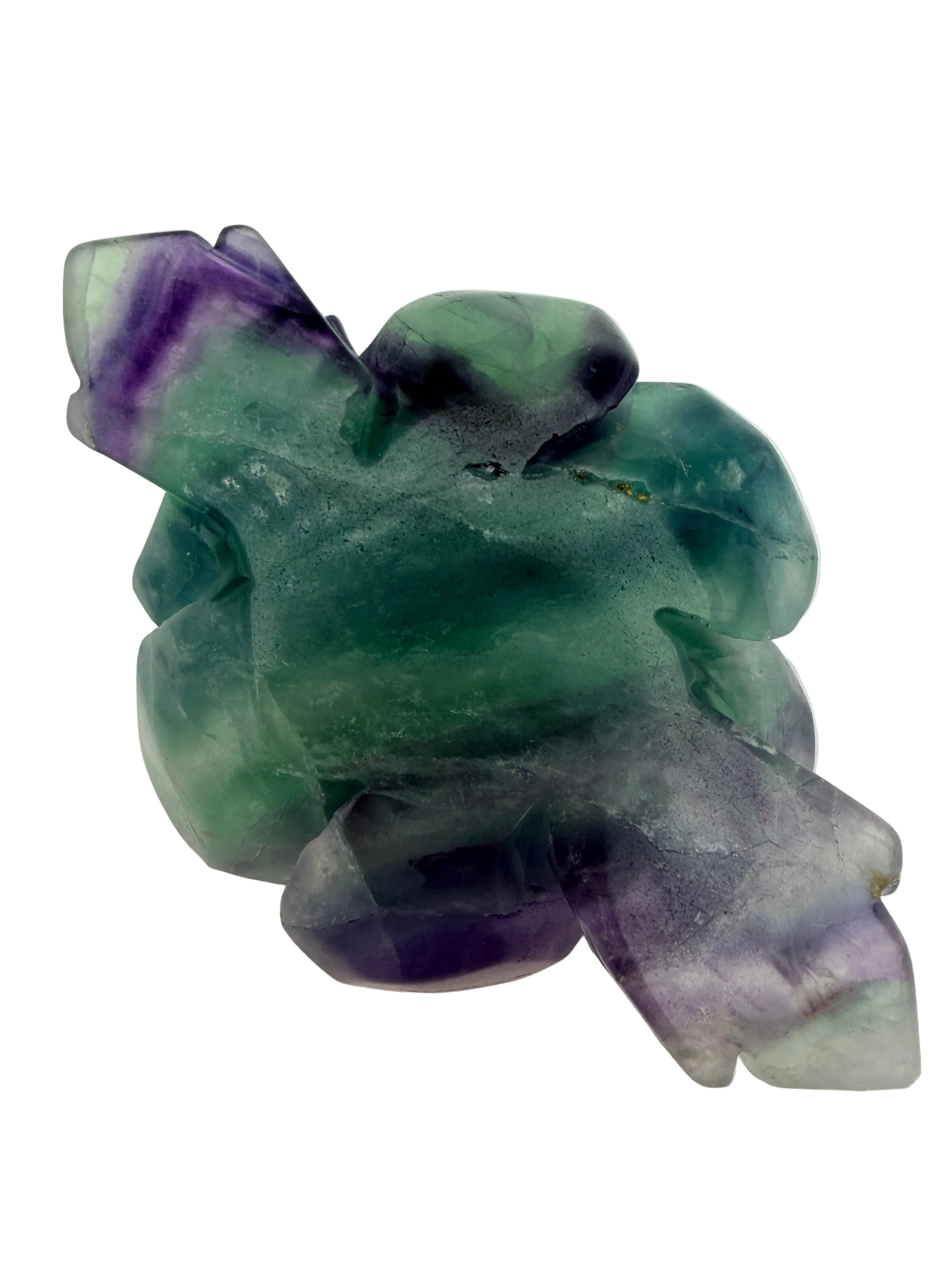 Rainbow Fluorite Rose