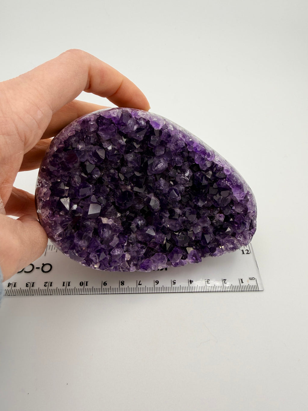 Amethyst Druzy Egg – Deep Purple Crystal Cluster (861g)