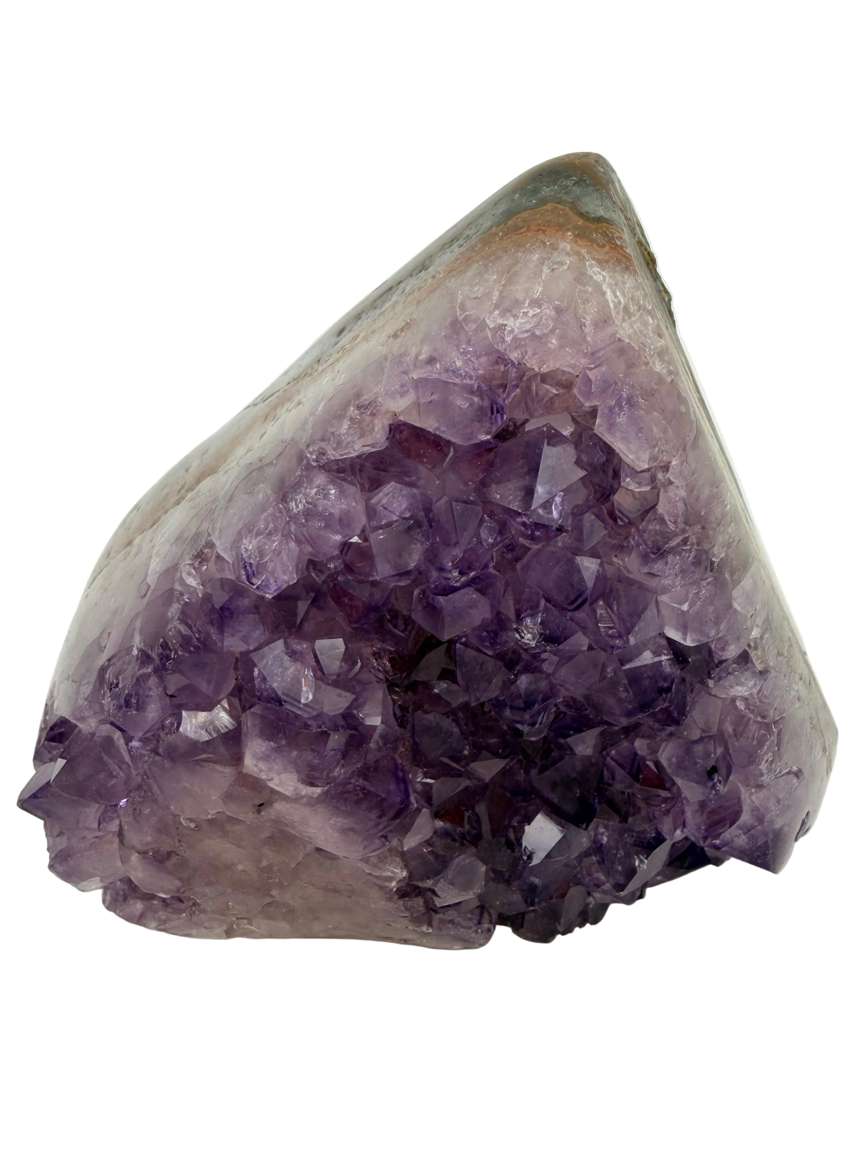 Amethyst Druzy Freeform – Polished & Raw Crystal Display (1.13kg)