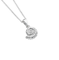 Sterling Silver Ammonite Pendant