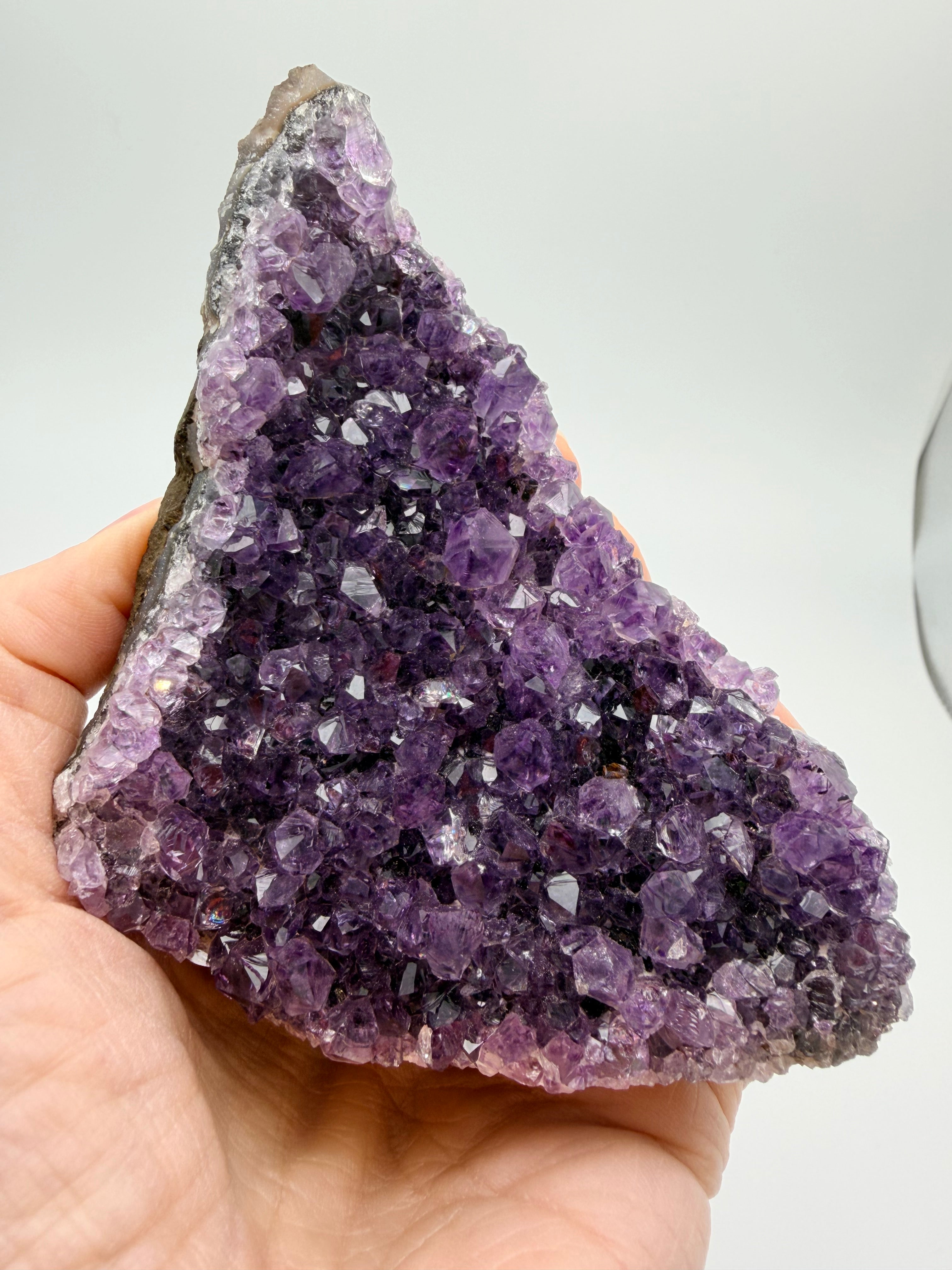 Deep Purple Amethyst Druzy Cluster – Natural Sparkle Crystal | 399g