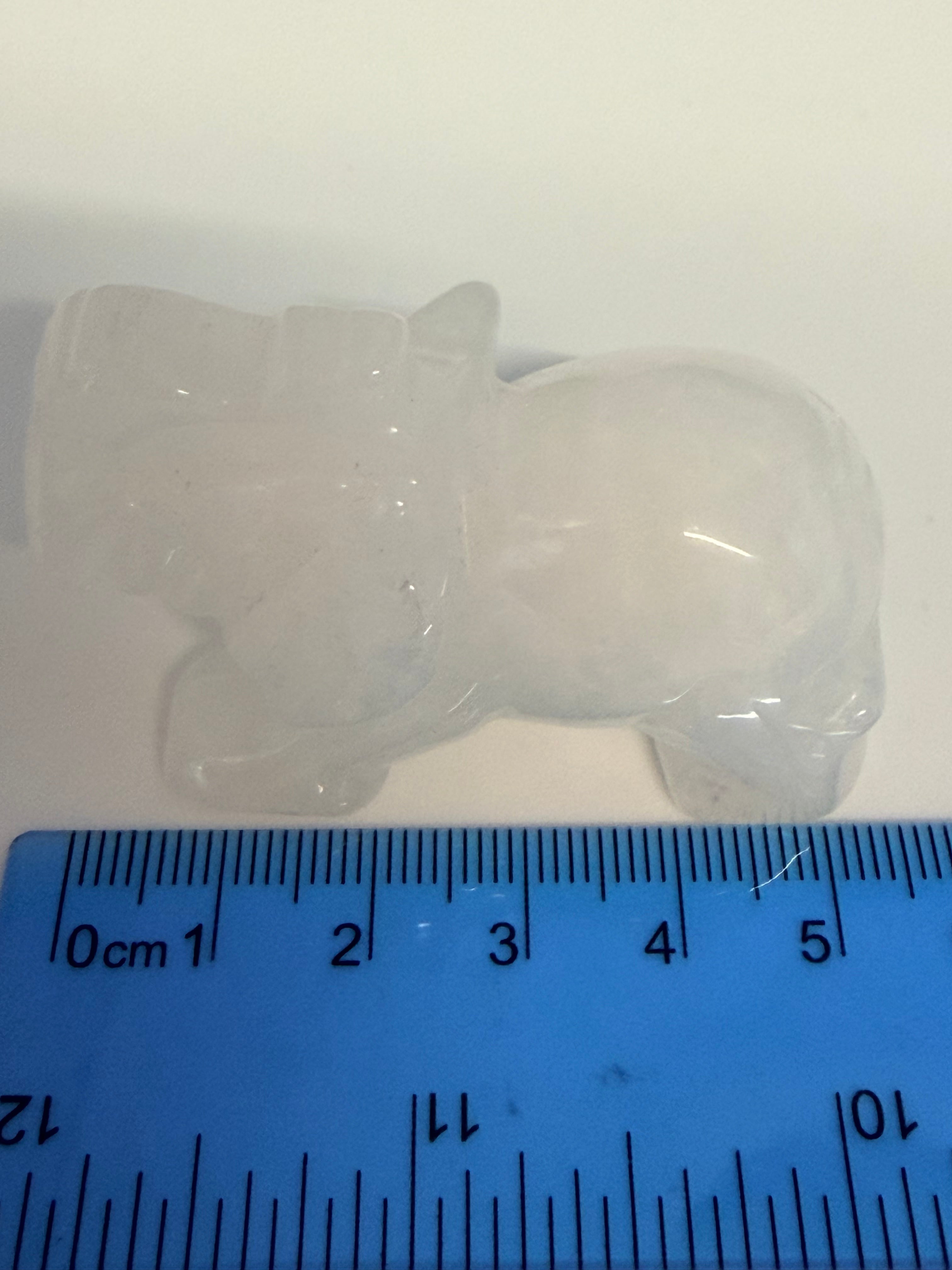 Quartz Elephant Carving