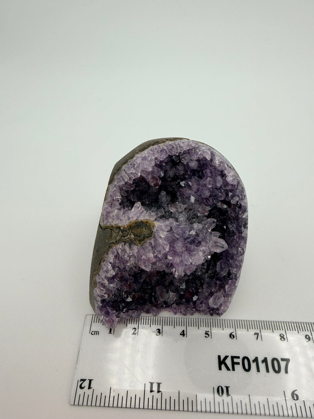 Amethyst Druzy Cluster Cut Base – Sparkling Purple Crystal (300g)