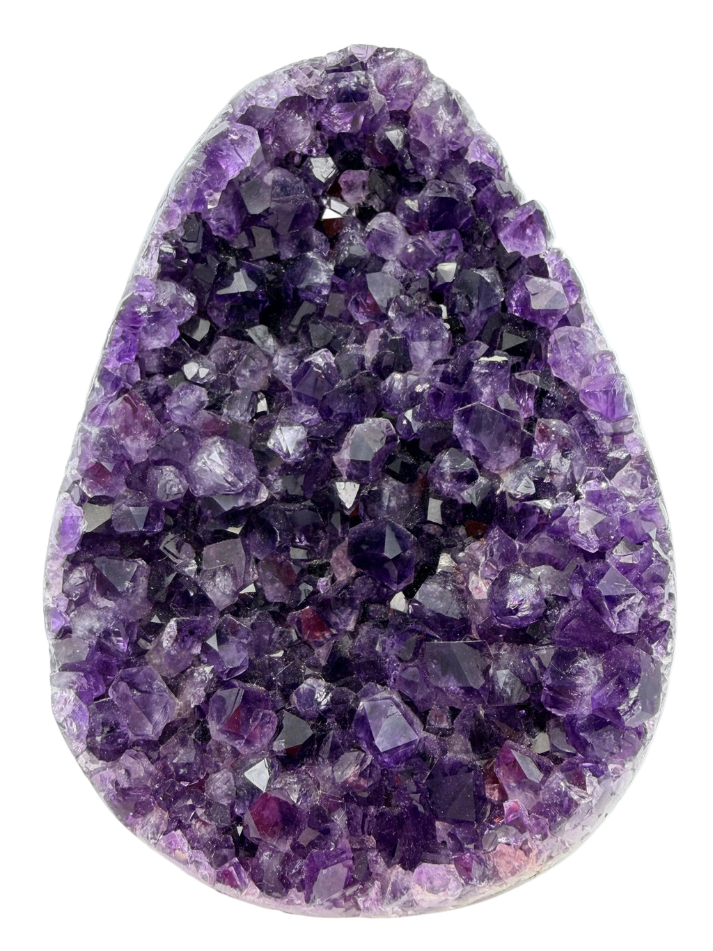 Amethyst Druzy Egg – Deep Purple Crystal Cluster (861g)