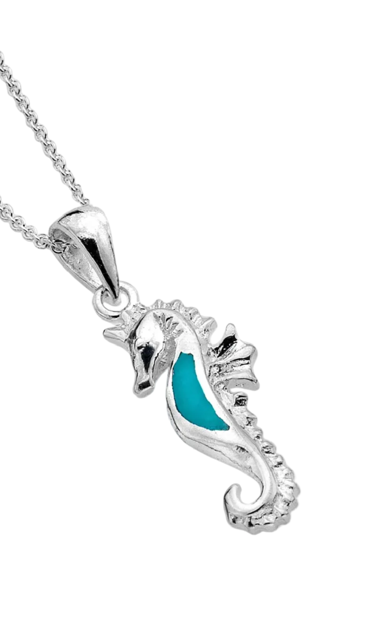 Turquoise Seahorse Pendant