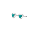 Turquoise Love Stone Studs