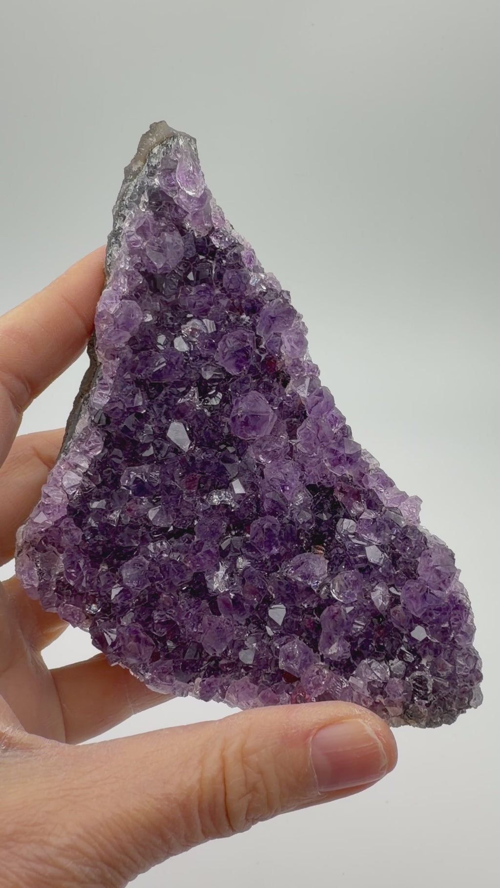 Deep Purple Amethyst Druzy Cluster – Natural Sparkle Crystal | 399g