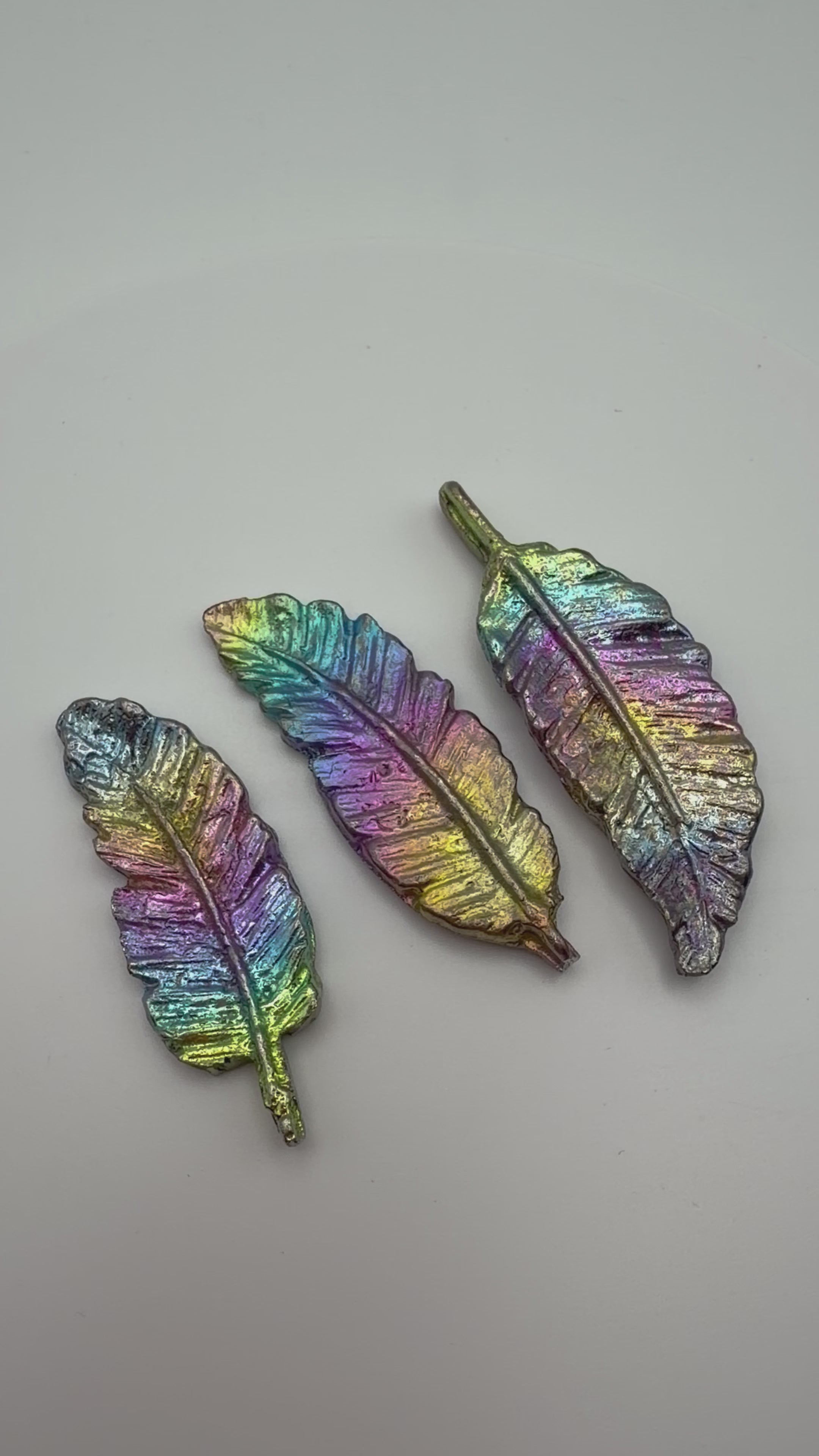 Rainbow Bismuth Feather – 22g